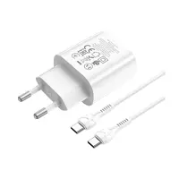 شارژر دیواری هوکو مدل N22 PD 25W به همراه کابل تبدیلUSB-C