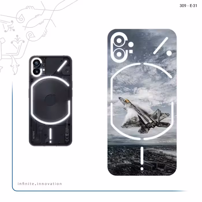 برچسب پوششی ماهوت مدل F_22 مناسب برای گوشی موبایل ناتینگ Phone 1