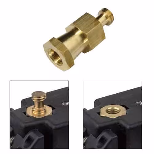 تبدیل نری پیچ 3/8 اینچی به مادگی پیچ 3/8 اینچی ( 16 میلیمتری شش ضلعی ) کوپو مدل Kupo KS-038