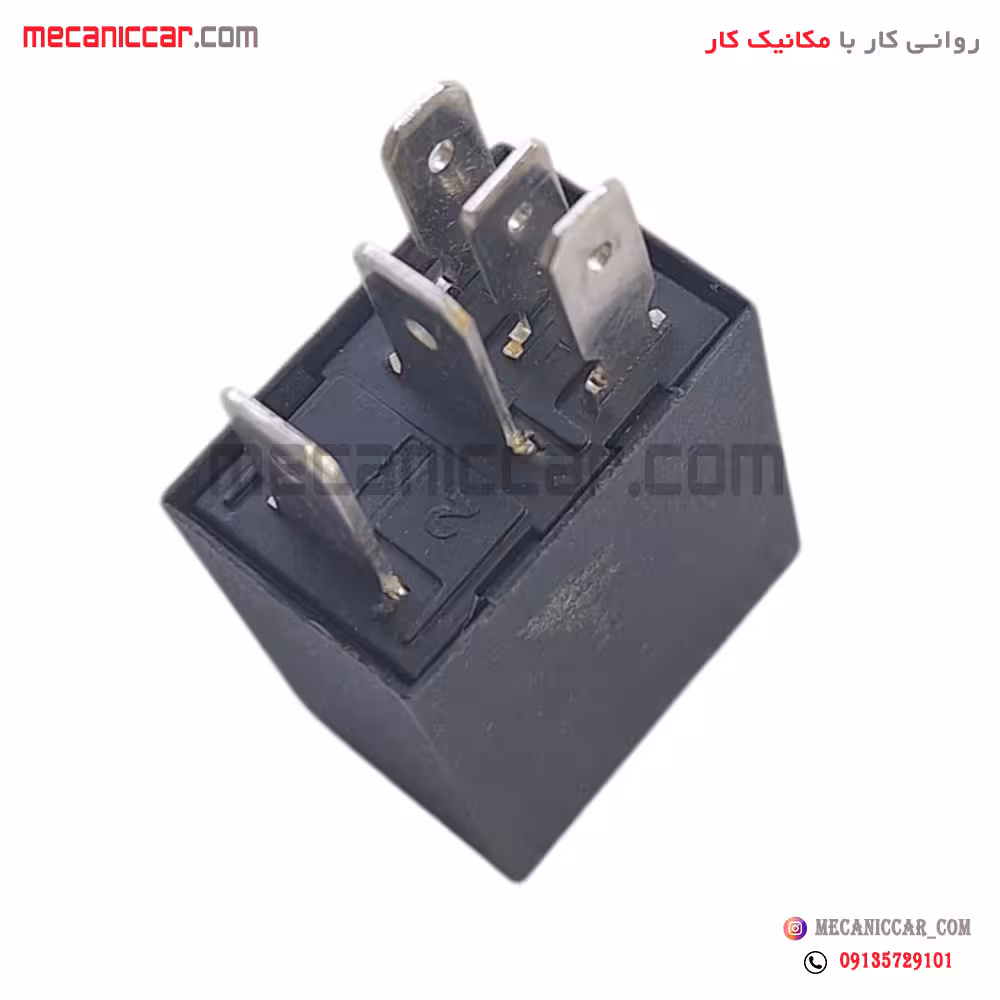 میکرو رله 5 فیش مشکی 40 امپر ال 90 و ساندرو نیکوپارت