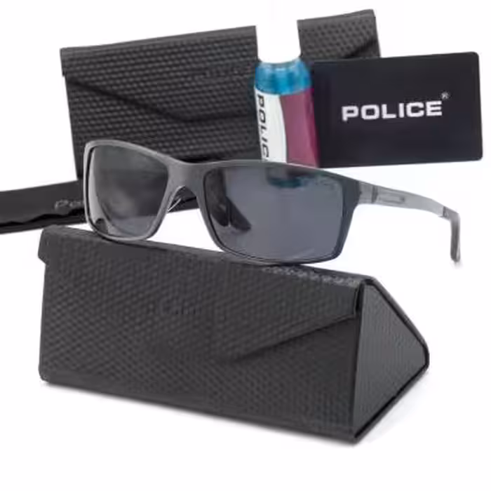 عینک آفتابی آلومنیومی مردانه پلیس UV400 دسته فنر POLICE