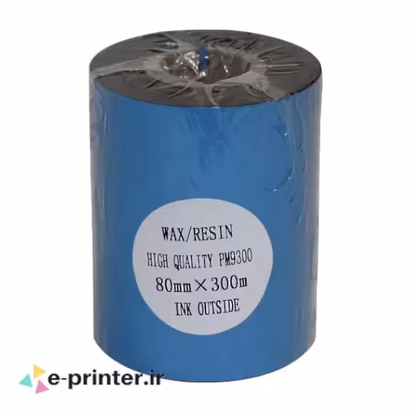ریبون چاپ لیبل پرینتر WAX / Resin 80mm*300m