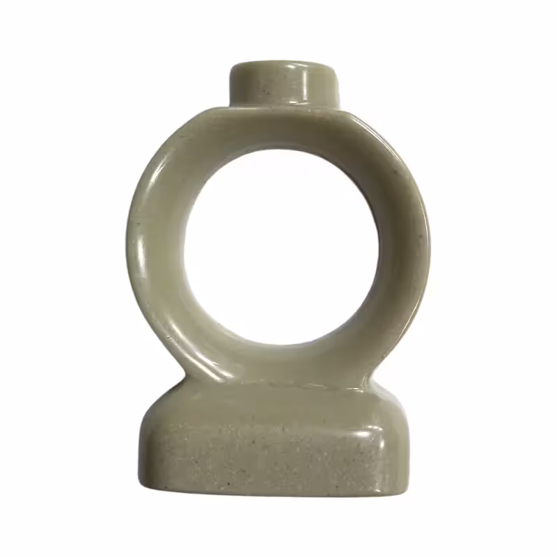 قالب طلقی جاشمعی پایه دار گرد 8 در 11 سانت