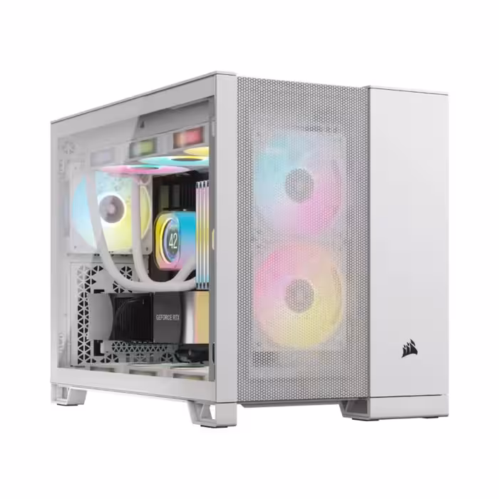 قیمت کیس گیم کورسیر مدل 2500D Airflow White