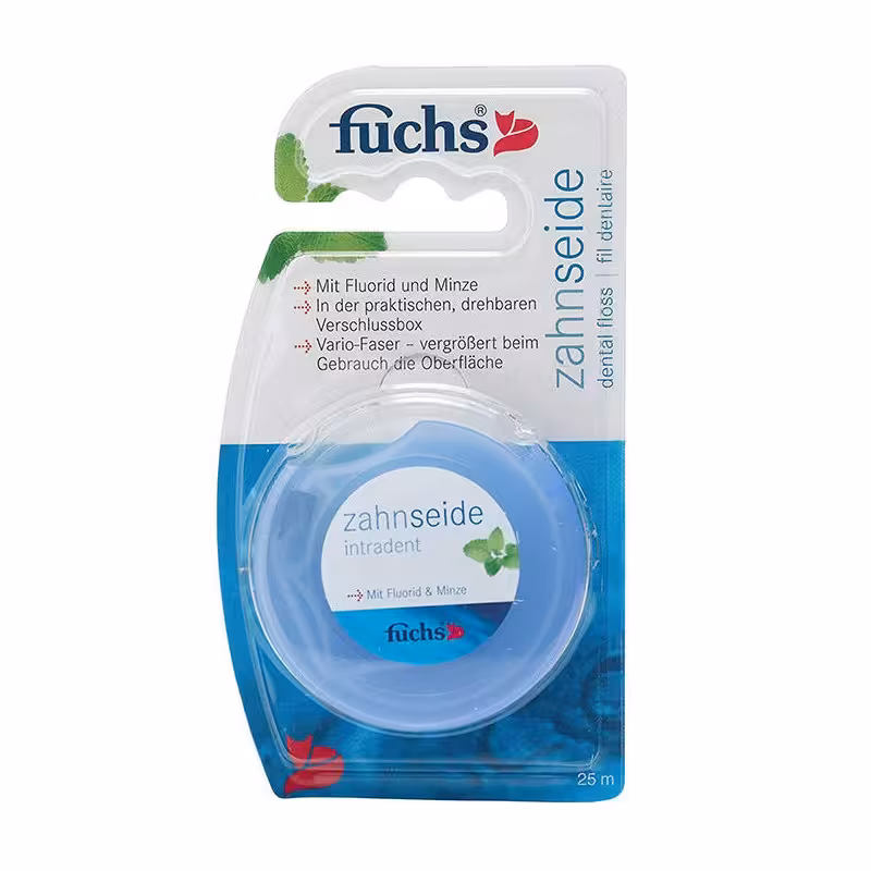 نخ دندان پهن شونده فوکس Fuchs مدل Zahnseide طول 25 متر