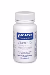 کپسول ویتامین D3 مقدار 5000 IU برند Pure Encapsulations ـ بسته 60 عددی