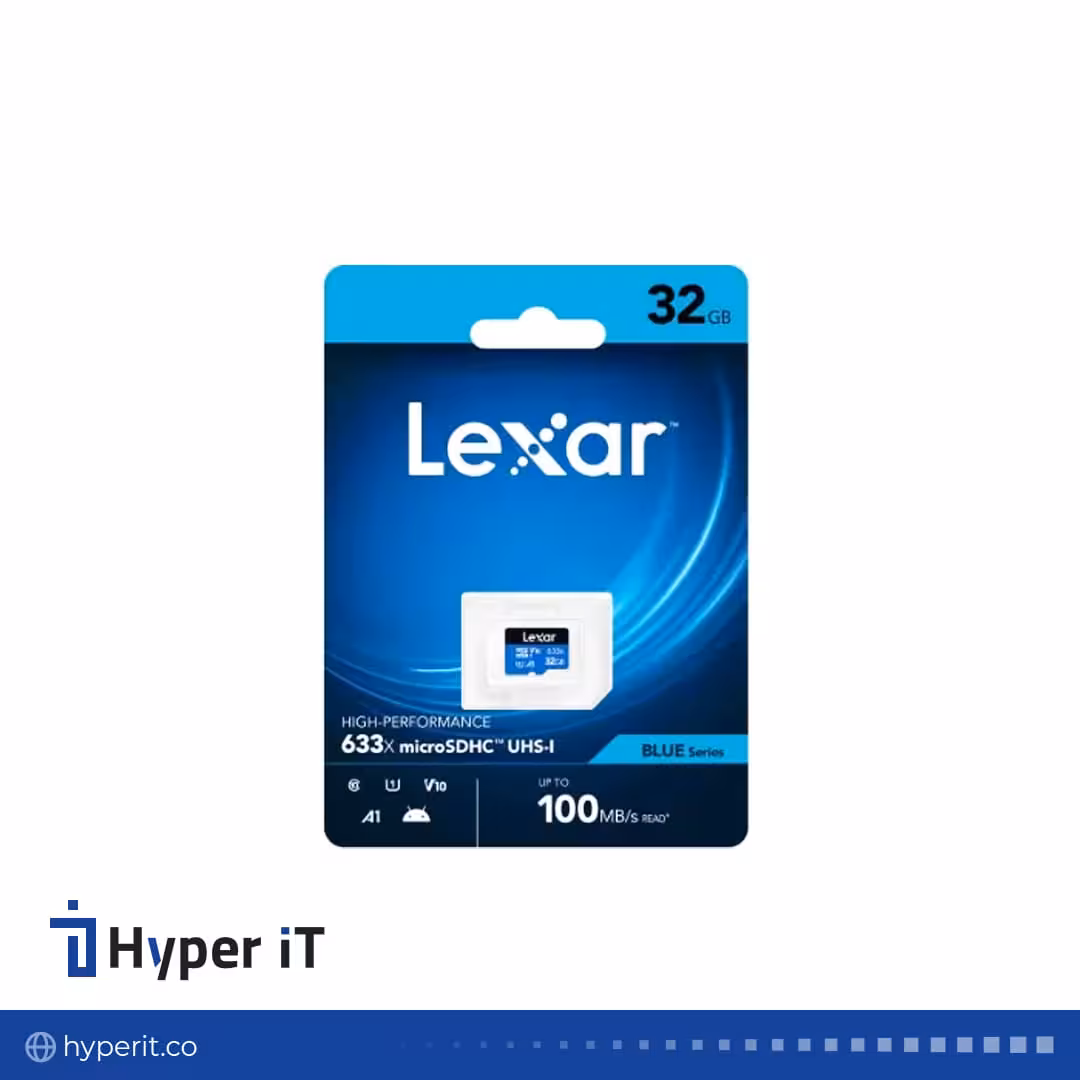 کارت حافظه Lexar مدل BLUE High-Performance 633X 100MB ظرفیت 32GB