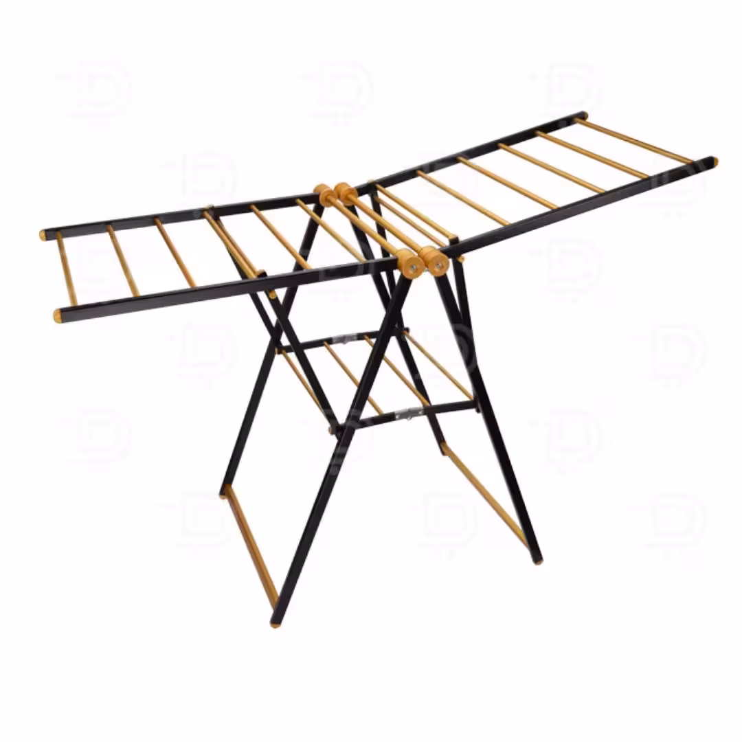 بند رخت مشکی/طلایی ریور کد 8436