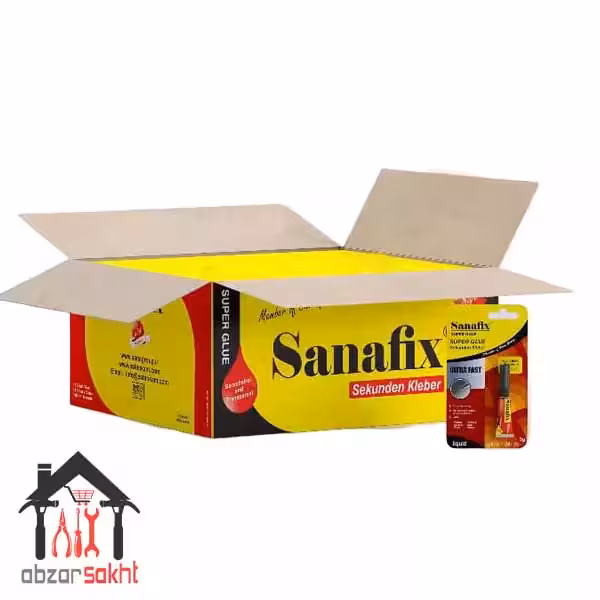 چسب قطره ای 3 گرمی ثنافیکس SanaFix کارتن 144 عددی