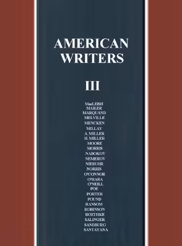 خرید و دانلود نسخه کامل کتاب American Writers, Volume III