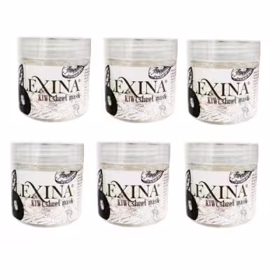 ماسک ورقه ای آب رسان لکسینا LEXINA مدل کیوی 6 بسته ( عمده)