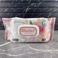 دستمال مرطوب نامبر وان Number 1 مدل گل رز بسته 120 عددی