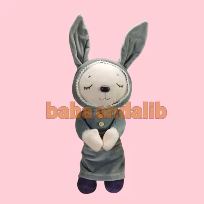 عروسک خرگوش خوابیده 33 سانتی