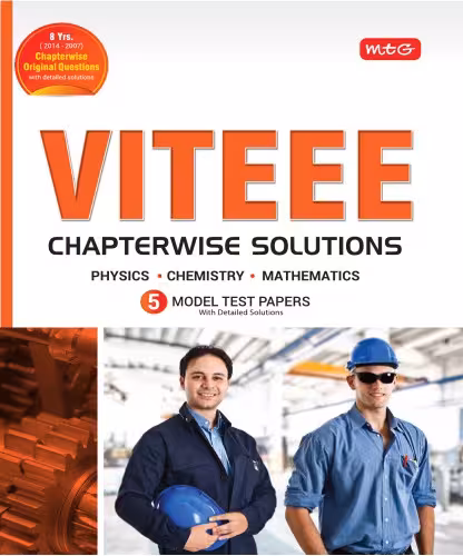 خرید و دانلود نسخه کامل کتاب VIT VITEEE Chapterwise Solutions 2007 to 2014 Engineering Entrance also useful for IITJEE IIT-JEE IIT JEE main advanced MTG