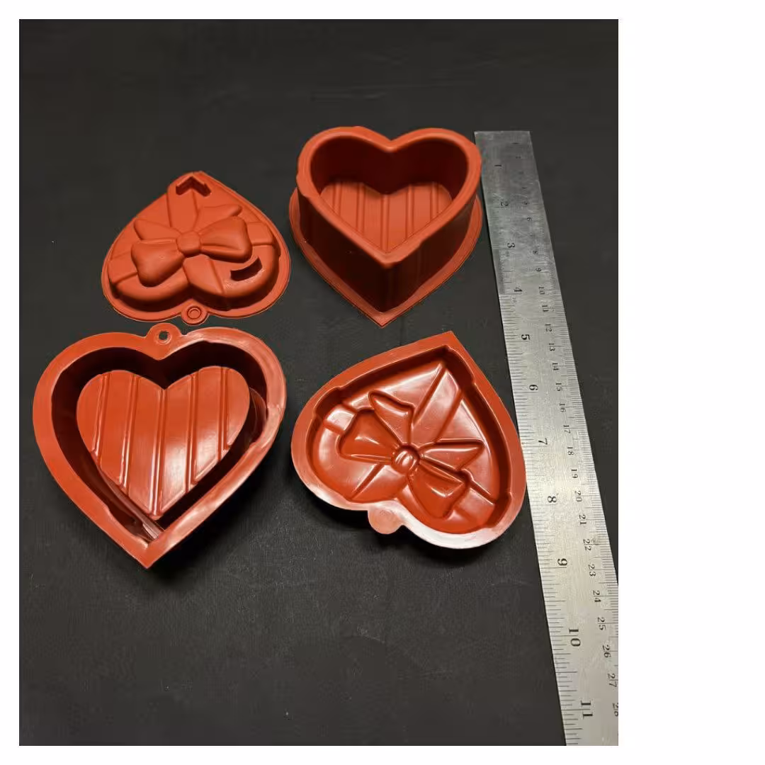 قالب سیلیکونی باکس شکلات قلب