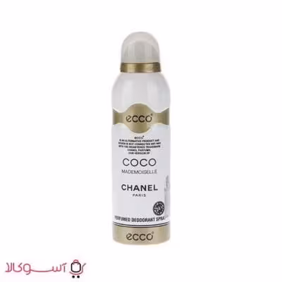اسپری زنانه آمور اکو مدل coco chanel حجم 200 میل