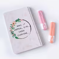 دفتر خط دار صورتی کیچ بوک (KITSCH BOOK)