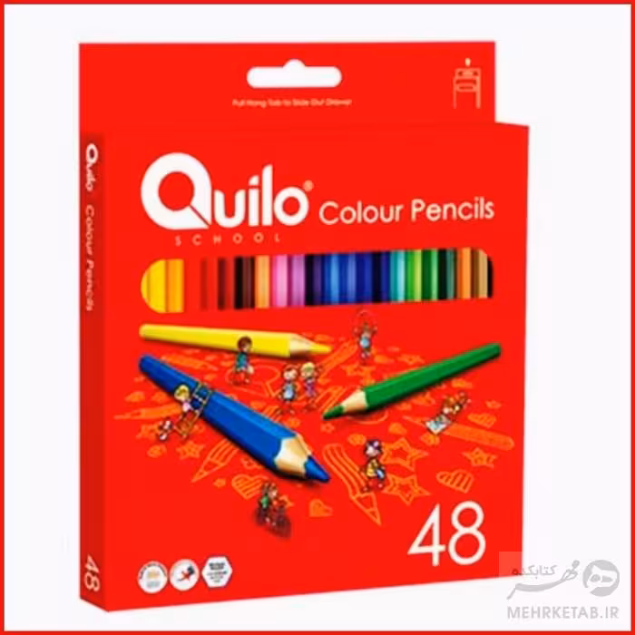 مداد رنگی 48 رنگ کوییلو