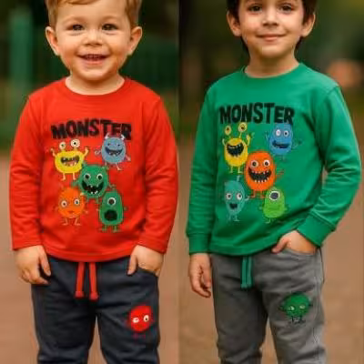 بلوز شلوار پسرانه هیولا