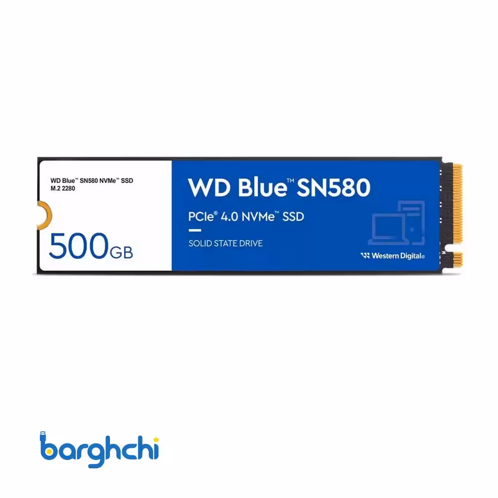 حافظه اس اس دی وسترن دیجیتال  Blue SN580 NVMe M.2 ظرفیت 500 گیگابایت