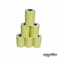 رول حرارتی رنگی 36 متری زرد