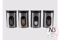 قوطی پنجره دار1.8 لیتر استیل 5980 یونیک