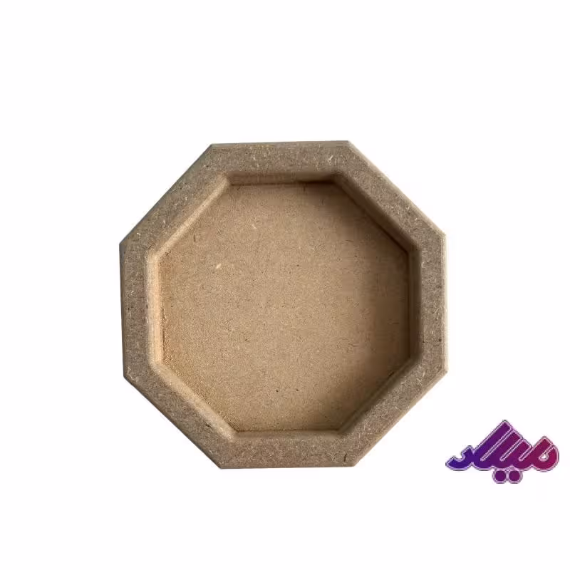 بیس MDF هشت ضلعی لبه دار قطر 18سانت