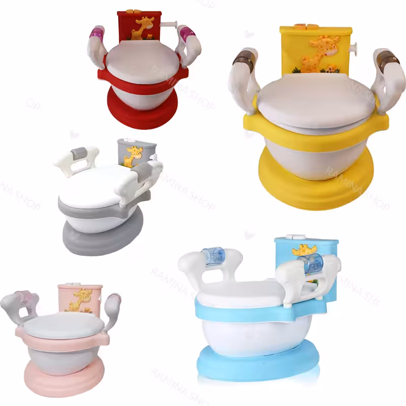 توالت فرنگی موزیکال کودک با دستمال کاغذی سامیا تویز Samya Toys