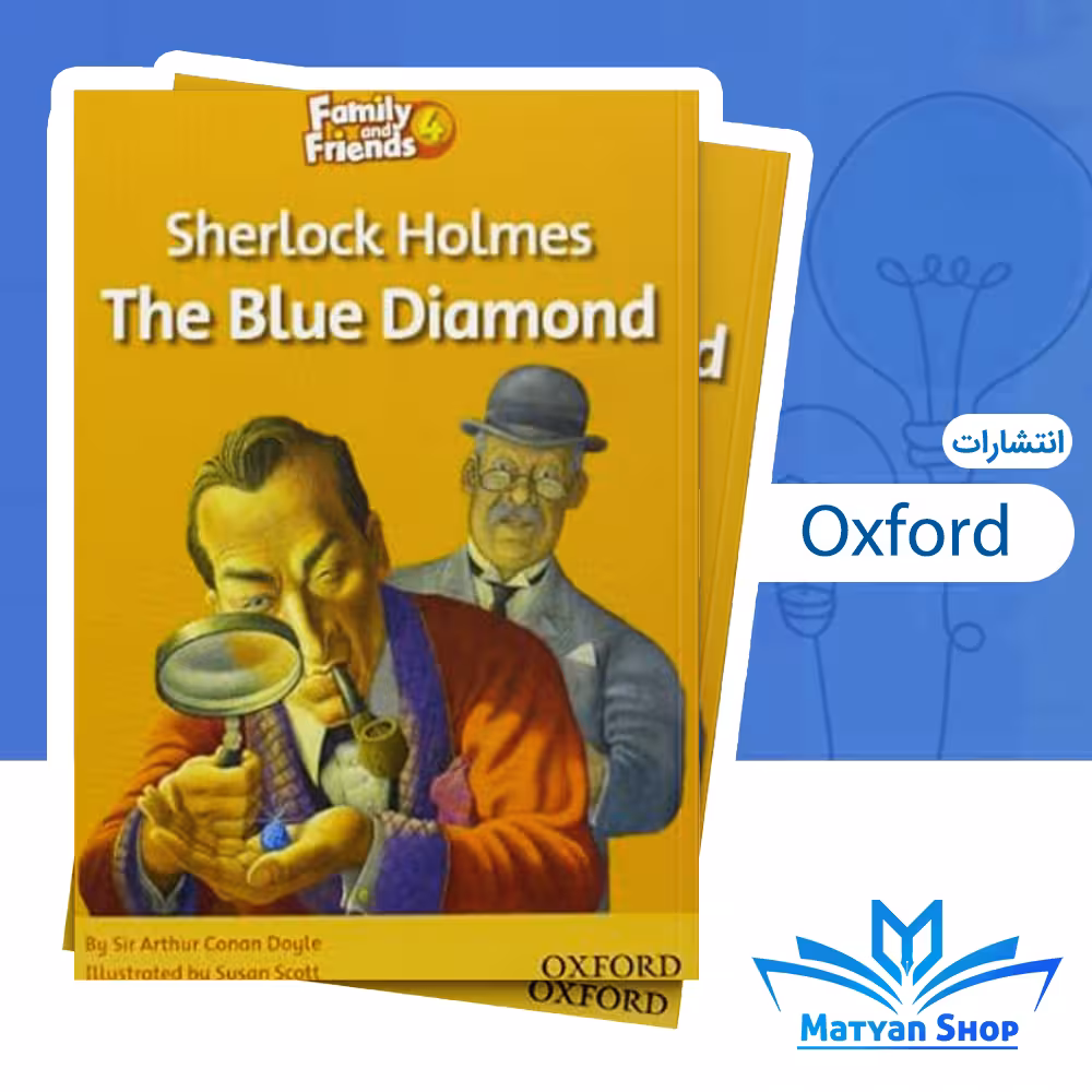 کتاب Family friends Readers 4 sherlock holmes The blue diamond
