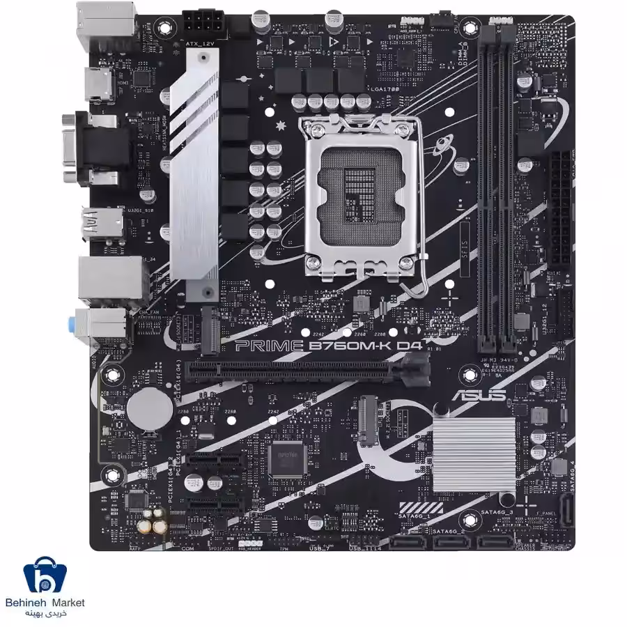 مادربرد ایسوس مدل PRIME B760M-K D4