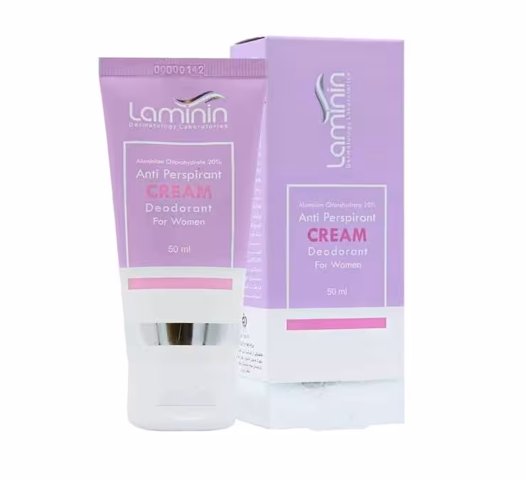 کرم ضد تعریق دئودرانت زنانه لامینین 50ml
