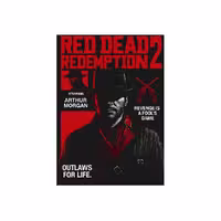 تابلو متال پوستر A4، طرح Red Dead Redemption