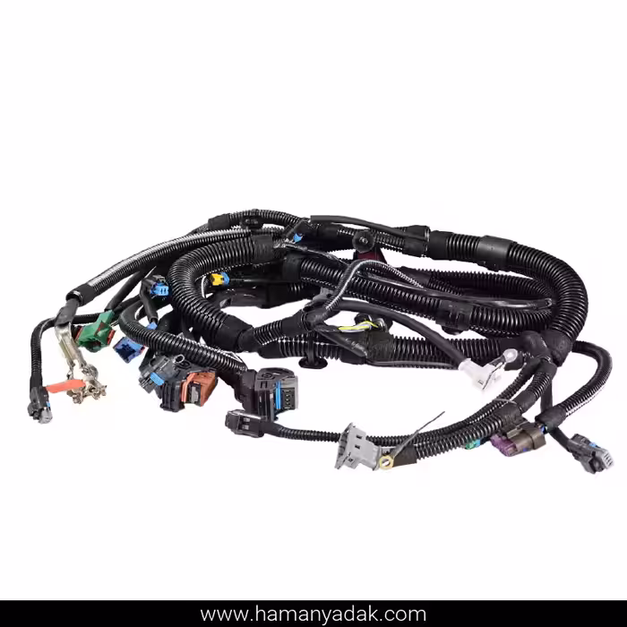 دسته سیم موتور پژو 206 تیپ 5 بوش ECU 7.4.5 (کد 9661323780) برند دناکو