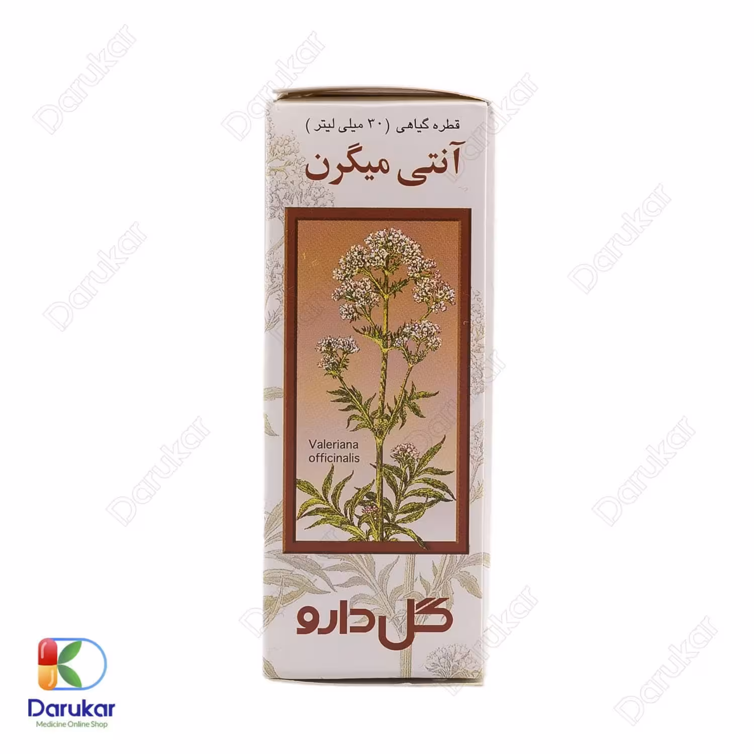 قطره گیاهی آنتی میگرن گل دارو