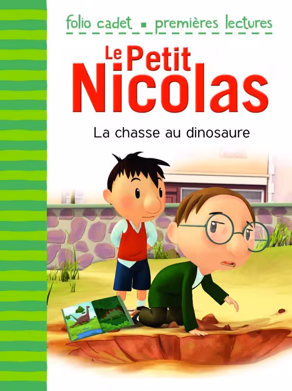 کتاب داستان فرانسوی نیکولای کوچولو – شکار دایناسور LE PETIT NICOLAS – La chasse au dinosaure