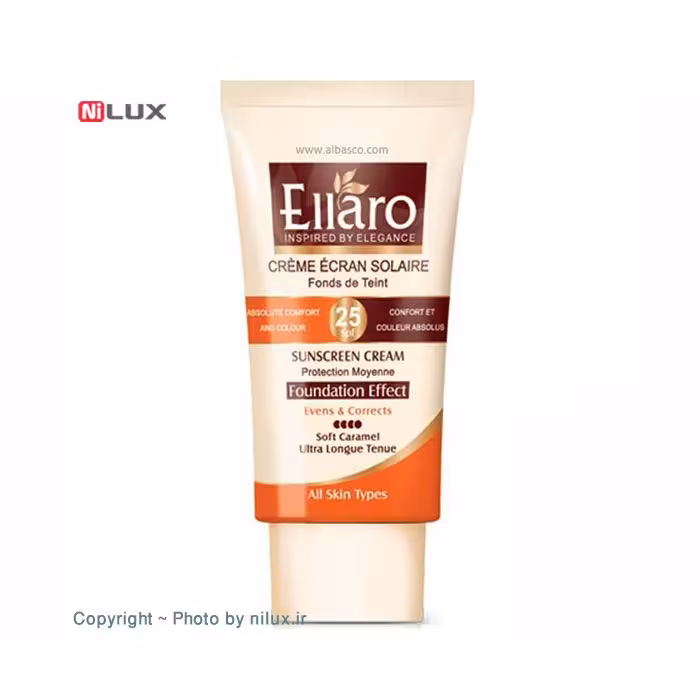 کرم ضد آفتاب رنگی الارو مدل Beige Clair SPF25 حجم 40 میلی لیتر