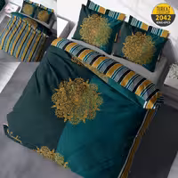 سرویس لحاف روتختی 2 نفره چاپی تنسل برند ترکاز(Turkaz) کد 2042