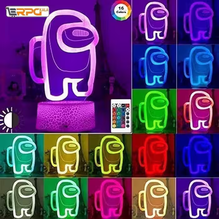 چراغ LED سه‌ بعدی Among Us