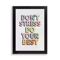 تابلو تایپوگرافی طرح do best کد PF-15038