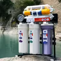 دستگاه تصفیه آب هشت فیلتره 8 مرحله ای بدون برق و مخزن مناسب اجاره نشین ها - 15 ماه ضمانت