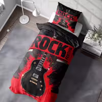 سرویس خواب کد M-4160 طرح Rock یکنفره 4 تکه