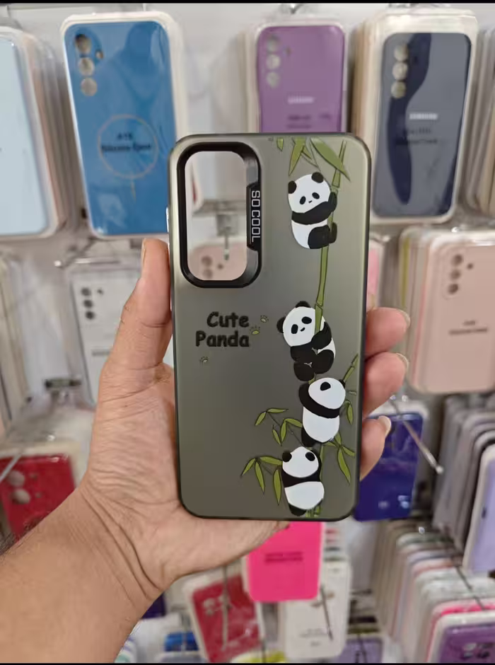 قاب طرح دار سامسونگ A55 طرح Cute Panda