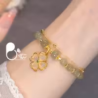 دستبند شبدر عشق دو لاین