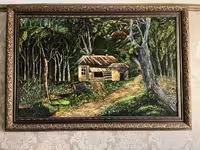 تابلوی نقاشی منظره در تکنیک رنگ و روغن