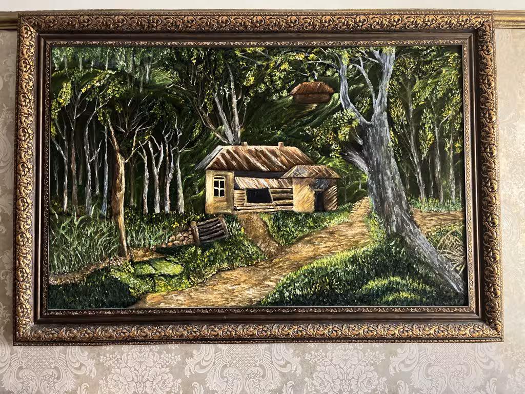 تابلوی نقاشی منظره در تکنیک رنگ و روغن