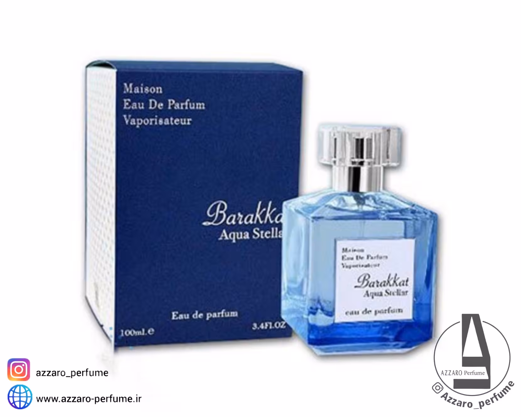 ادکلن فراگرنس ورد مدل باکارات آکوا سلستیا حجم 100 میل