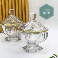 قندان آیس لب طلا