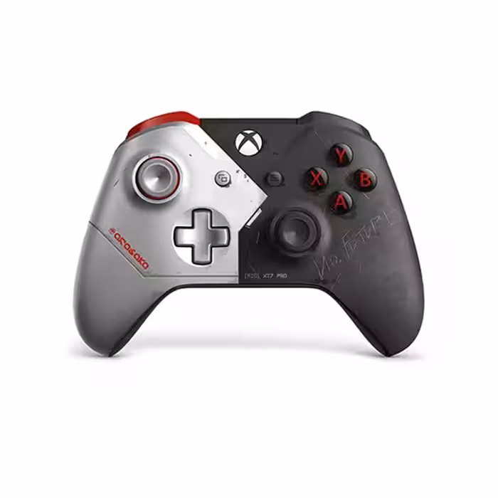 دسته بازی ایکس باکس وان طرح بازی سایبرپانک