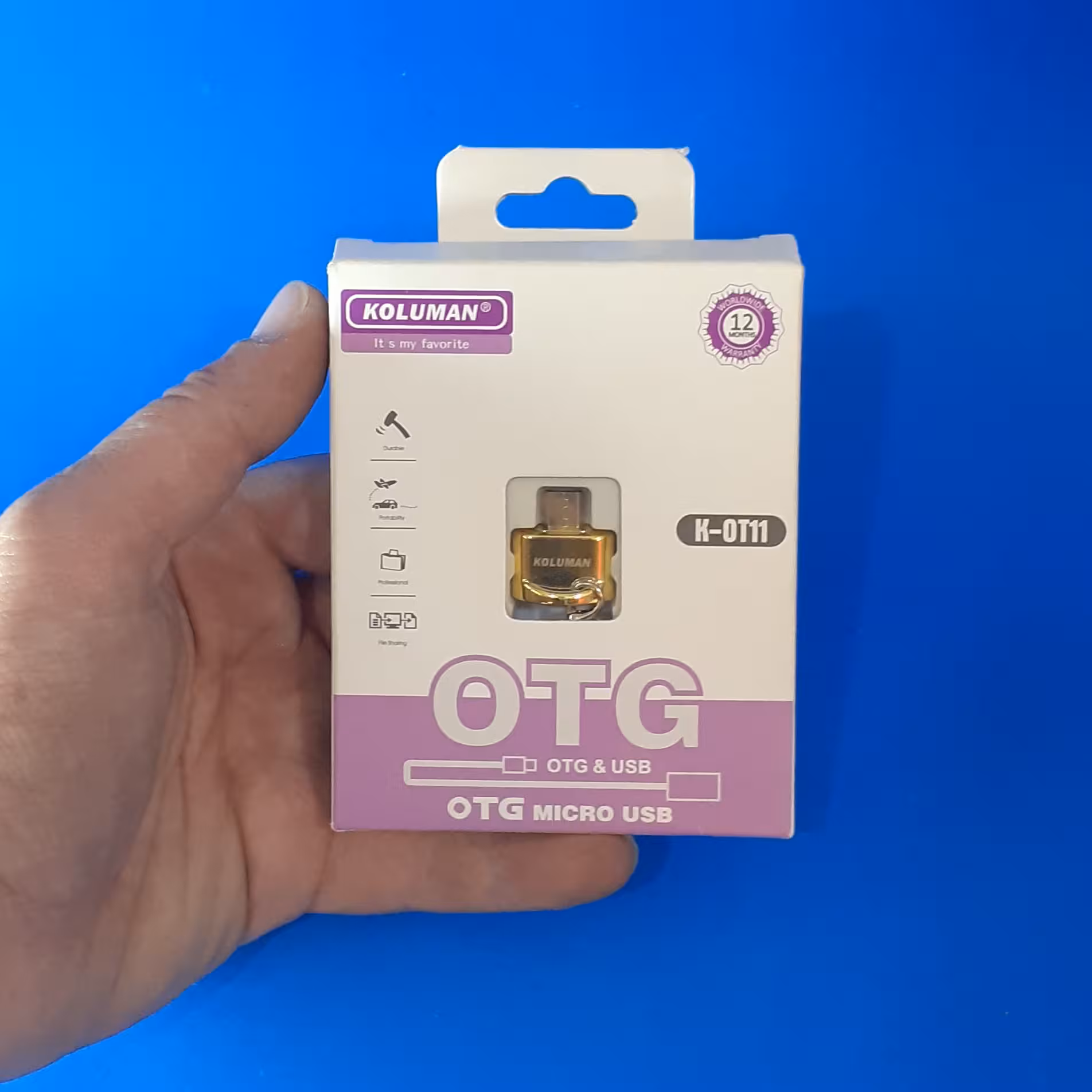 او تی جی میکرو(اندروید)  OTG مارک کلومن پورت آبی سرعت بالا