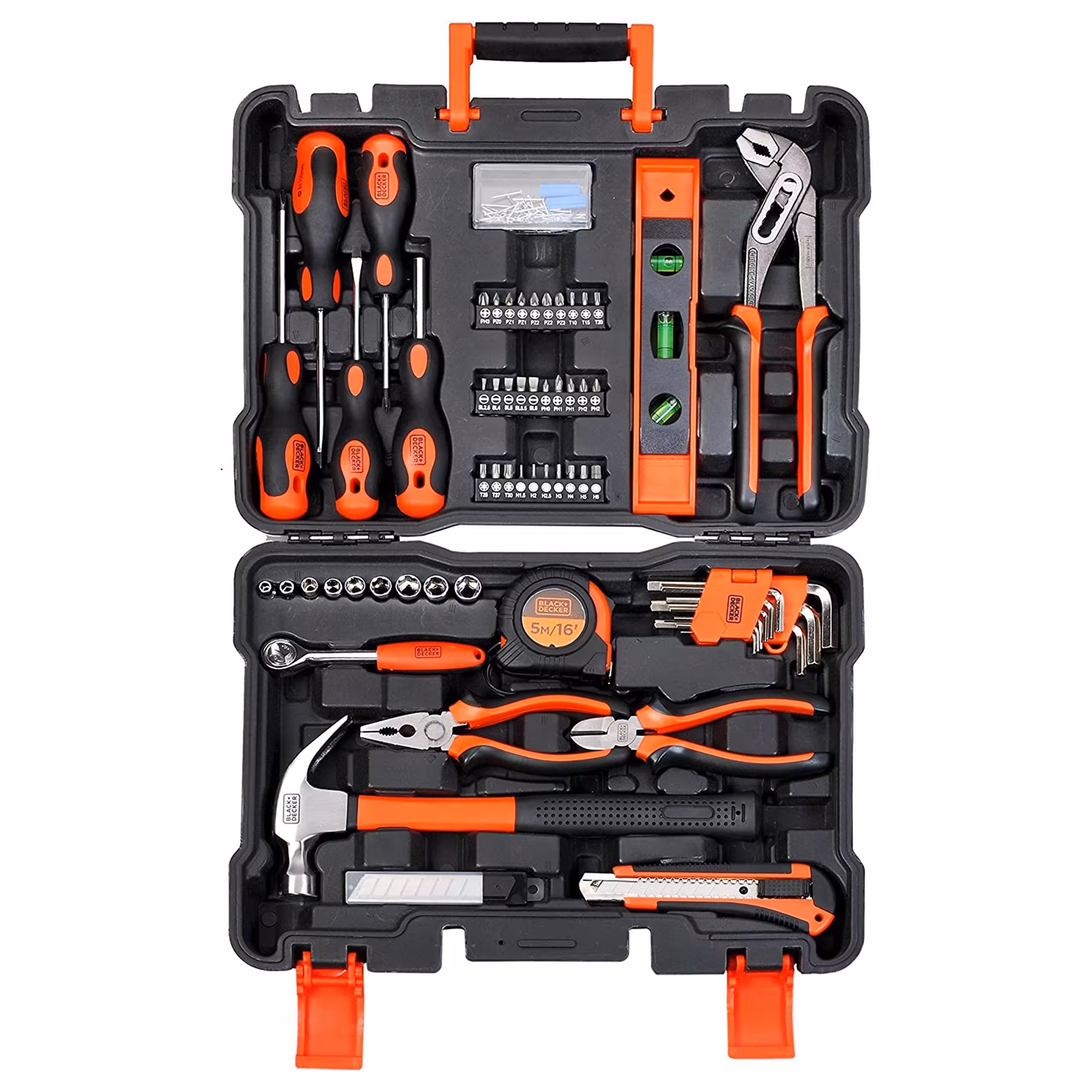 کیت ابزار دستی BLACK DECKER 154 Pieces Hand Tool Kit